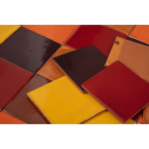 Caramelo - Patchwork of single-color tiles - 30 pcs.