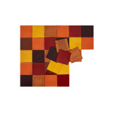 Caramelo - Patchwork of single-color tiles - 30 pcs.
