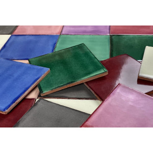 Ciruela - patchwork of ceramic tiles - 30 pieces