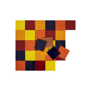 Intenso - ceramic tile patchwork - 30 pieces