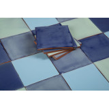 Azuna - Green-blue patchwork of single-color tiles - 30 pcs