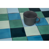 Azuta - Green-blue patchwork of single-color tiles - 30 pcs