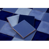 Azula - Blue patchwork of single color tiles - 30 pcs