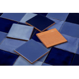 Azula - Blue patchwork of single color tiles - 30 pcs