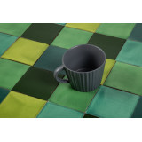 Verta - Green patchwork of single color tiles - 30 pcs