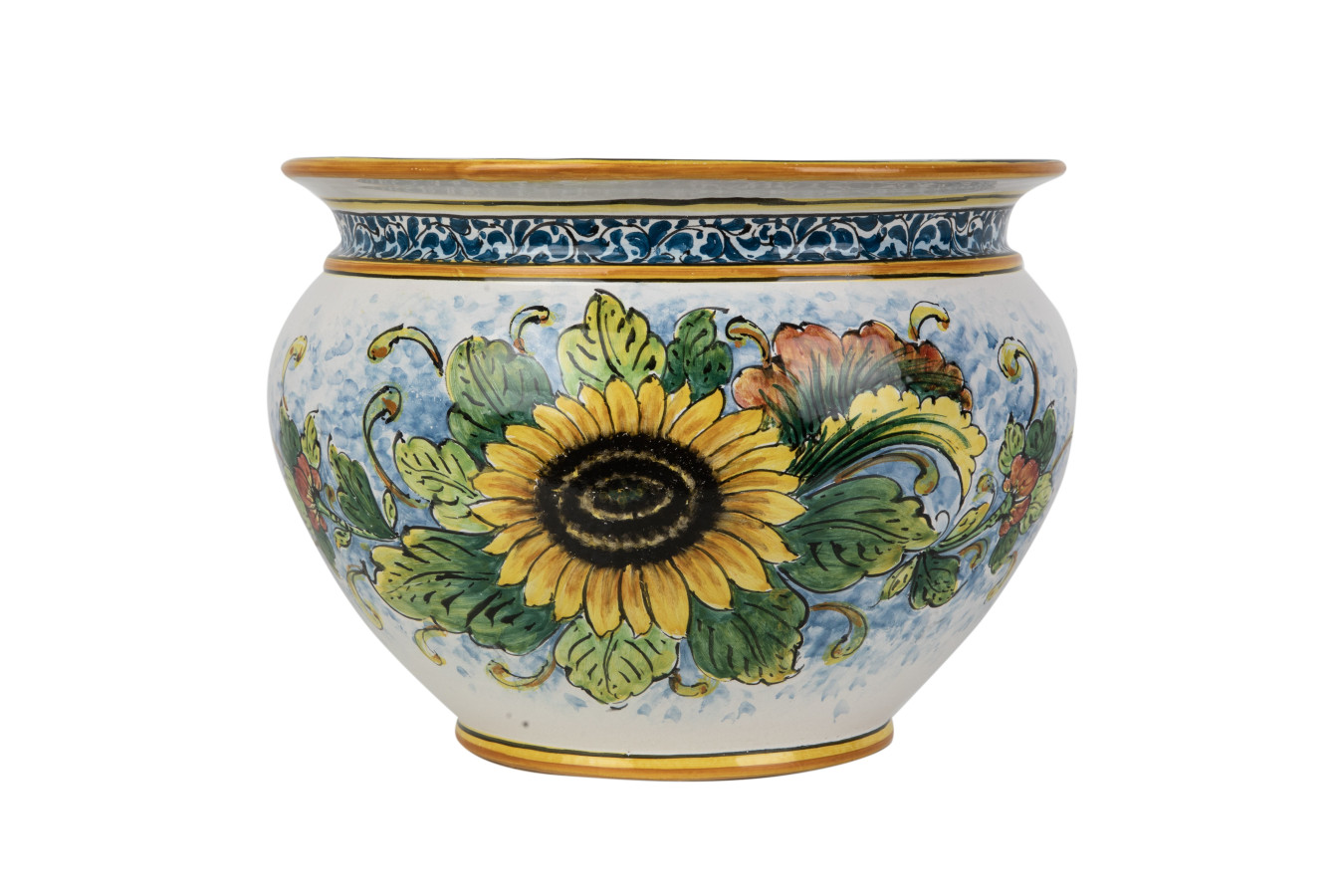 Vaso di girasoli M - Sicilian ceramic pot