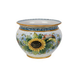 Vaso di girasoli M - Sicilian ceramic pot
