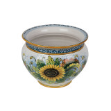 Vaso di girasoli M - Sicilian ceramic pot
