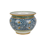 Vaso fiori di limoni M - hand-painted Italian flower pot