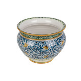 Vaso fiori di limoni M - hand-painted Italian flower pot