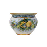Vaso di limoni M - handmade Sicilian flower pot