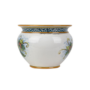 Vaso di limoni M - handmade Sicilian flower pot
