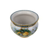Vaso di limoni M - handmade Sicilian flower pot