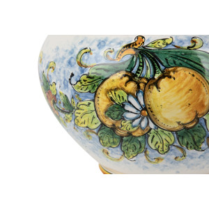 Vaso di limoni M - handmade Sicilian flower pot
