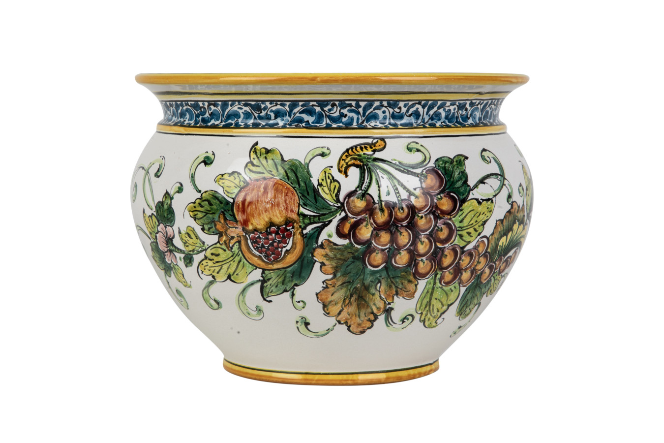 Vaso di melograni M - handmade Sicilian flower pot