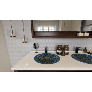 Aqua Azul - Mexican Talavera sink