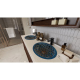 Aqua Azul - mexican countersink