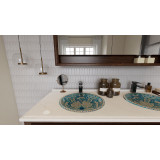 Lorena - Blue Mexican sink