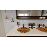 Leya - Orange Mexican sink