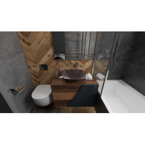 Copper countertop washbasin - Eva
