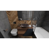 Copper countertop washbasin - Eva