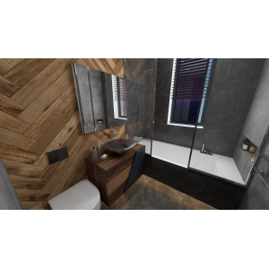 Copper countertop washbasin - Eva