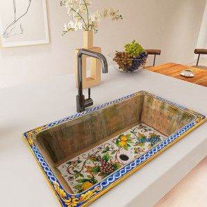 Agrumi - rectangular sink from Italy