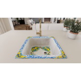 Frutti gialli - square sink from Italy