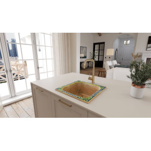 Matilde - square ceramic sink from Italy