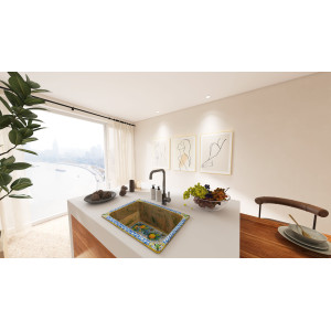 Mela - rectangular sink from Italy