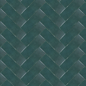 Bejmat - green Moroccan tiles
