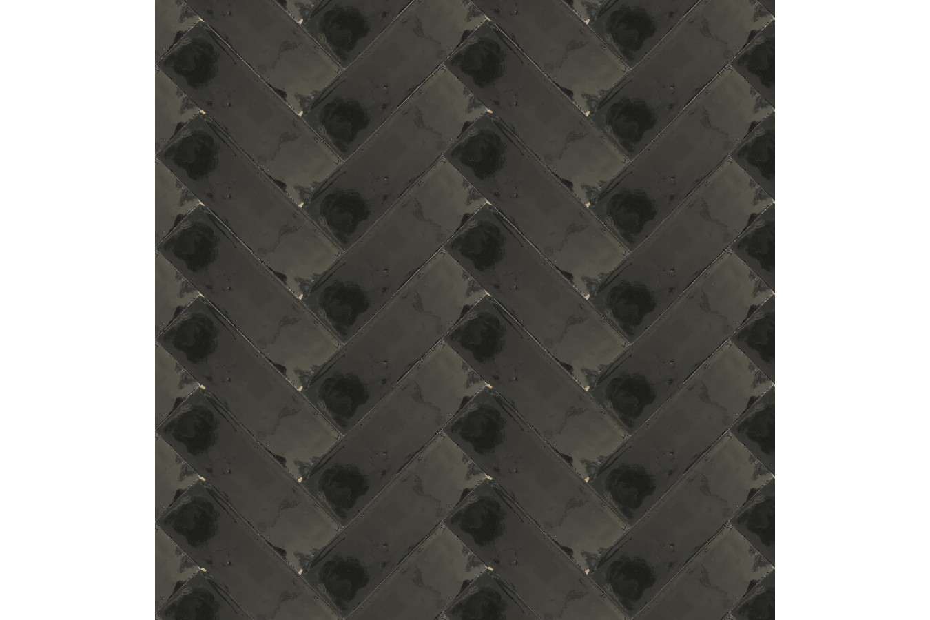 Bejmat - black Moroccan tiles