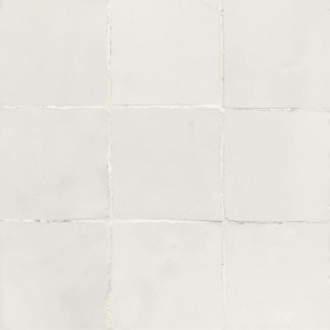 Coconut zellige - snow white zellige tiles