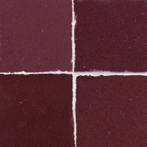 Raspberry Zellige - maroon zellige tile