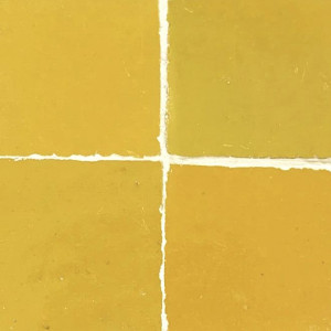 Mango Zellige - yellow zellige tiles