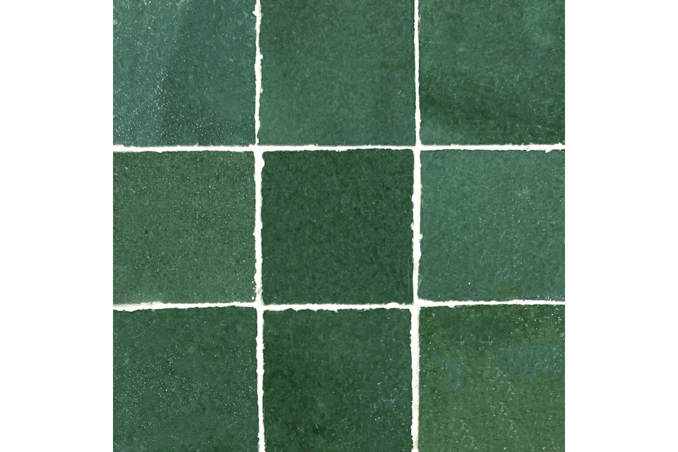 Avocado Zellige - dark green zellige tiles