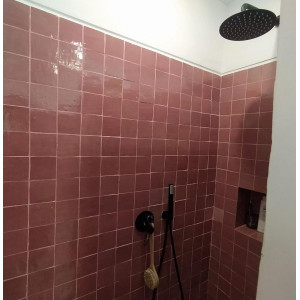 Dragonfruit Zellige - pink zellige tiles