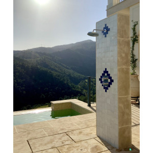 Blackcurrant Zellige - dark blue zellige tiles
