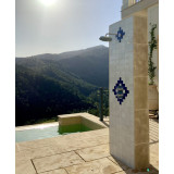 Blackcurrant Zellige - dark blue zellige tiles