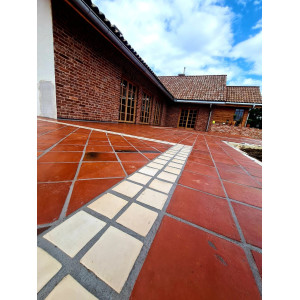 Handmade gothic floor tiles 20x20 cm