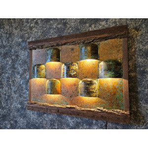 Cuprum - copper wall lamp, handmade, unique