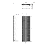 Wicker - retro bathroom radiator inspired by wicker weave