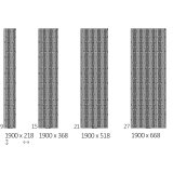 Wicker - retro bathroom radiator inspired by wicker weave