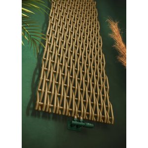 Wicker - retro bathroom radiator inspired by wicker weave