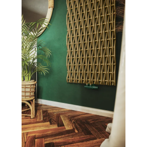 Wicker - retro bathroom radiator inspired by wicker weave