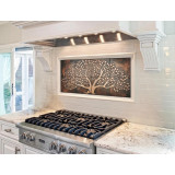Copper tree of life - copper wall tiles