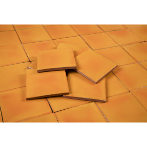 Mostaza Deslavado Orange – Monocolor Talavera Tiles