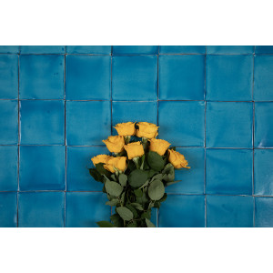 Turquesa Deslavado (Ramírez) blue - Single-colour Talavera tiles