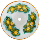 Limoni Chiaro – a Sicilian ceramic washbasin in the Caltagirone style