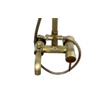 Antonio White Handshower - shower mixer with rain shower